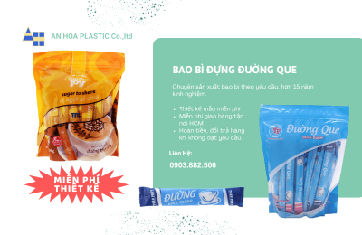 Bao bì đựng đường que