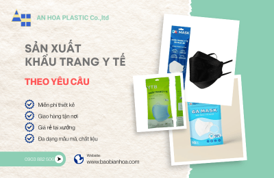 Sản xuất bao bì khẩu trang theo yêu cầu Đồng Nai