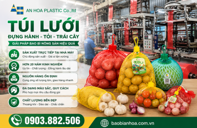 Bán sỉ túi lưới đựng hành, tỏi, trái cây Quận 12