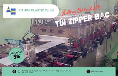 Xưởng sản xuất túi zipper bạc TPHCM