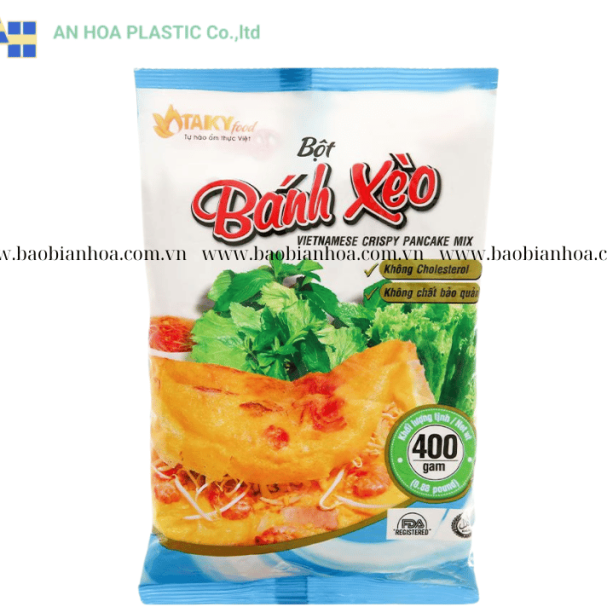 Bao bì ( túi ) đựng bột bánh xèo
