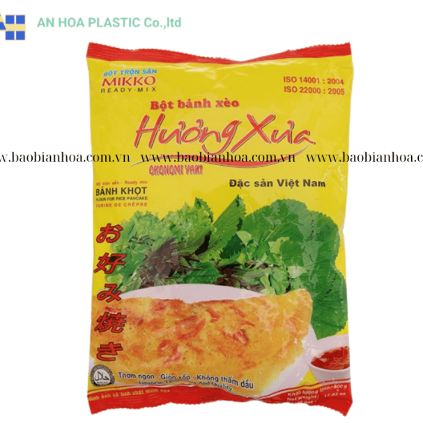 Bao bì ( túi ) đựng bột bánh xèo